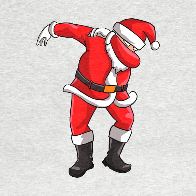 Dabbing Santa Christmas Tshirt Gift Dab Santa Claus by igybcrew